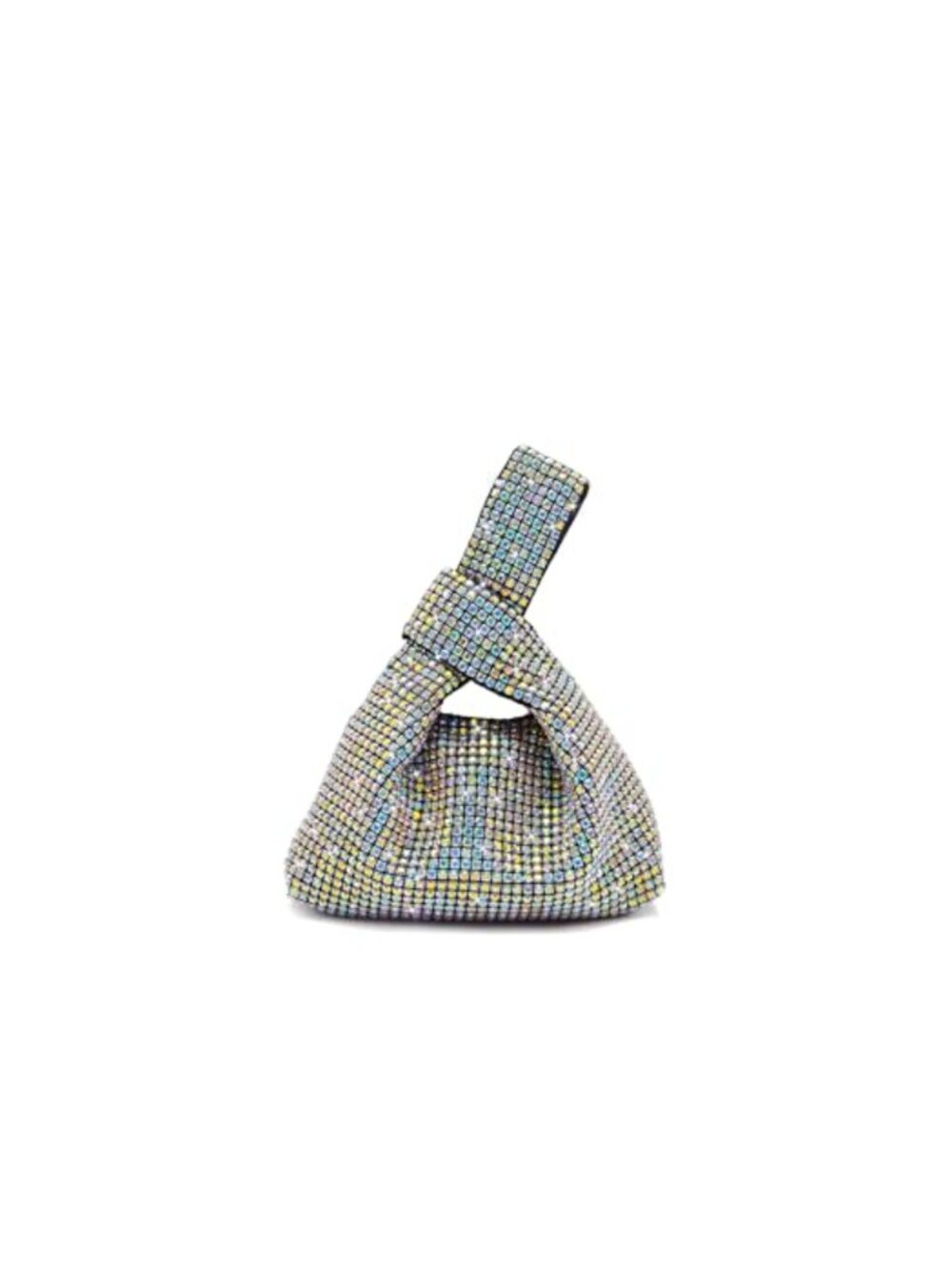 Rhinestone Hobo Dumpling Bag Crystal Evening Clutch Crossbody Handbag Bling